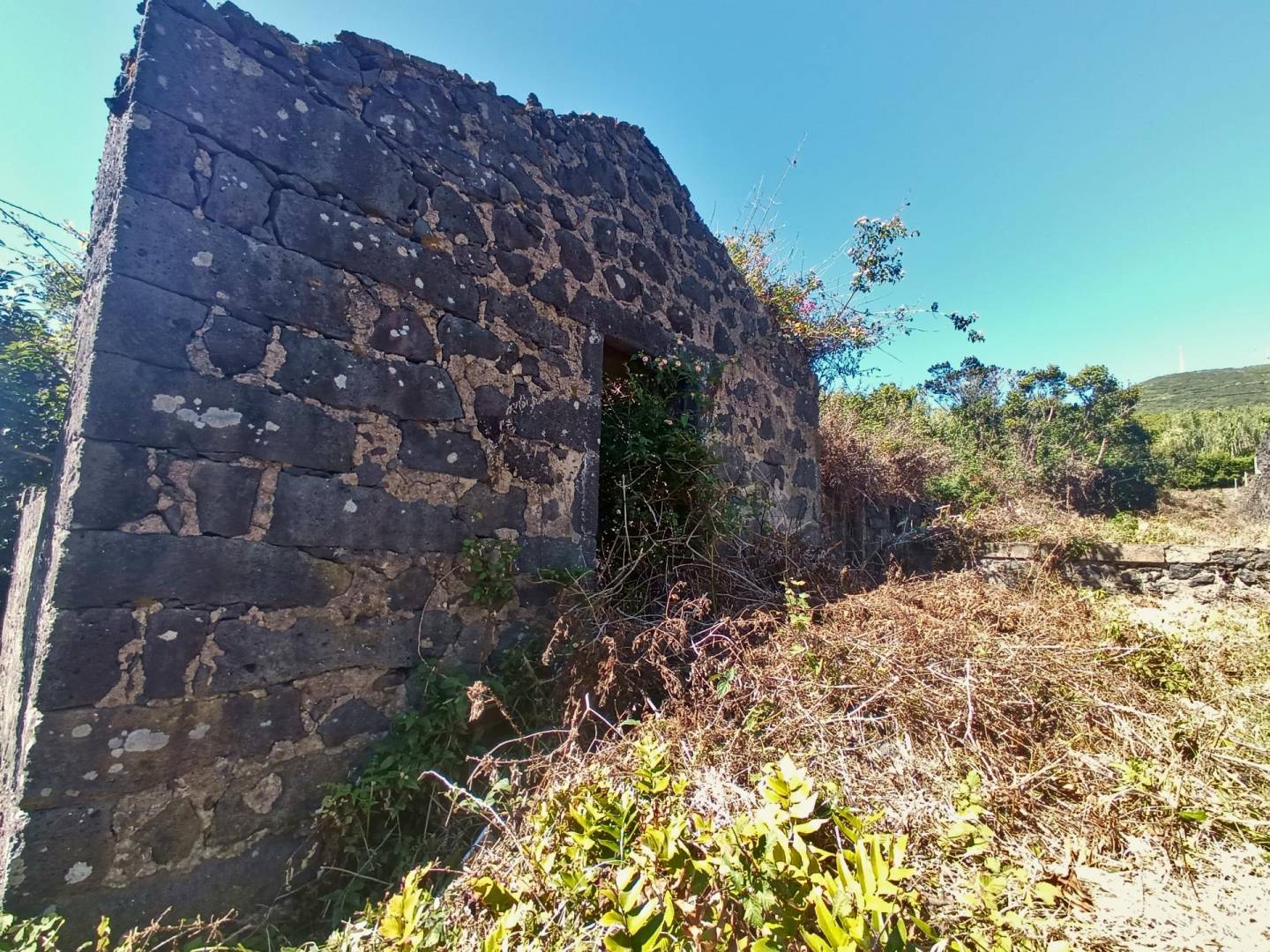 land ruin peaceful faial