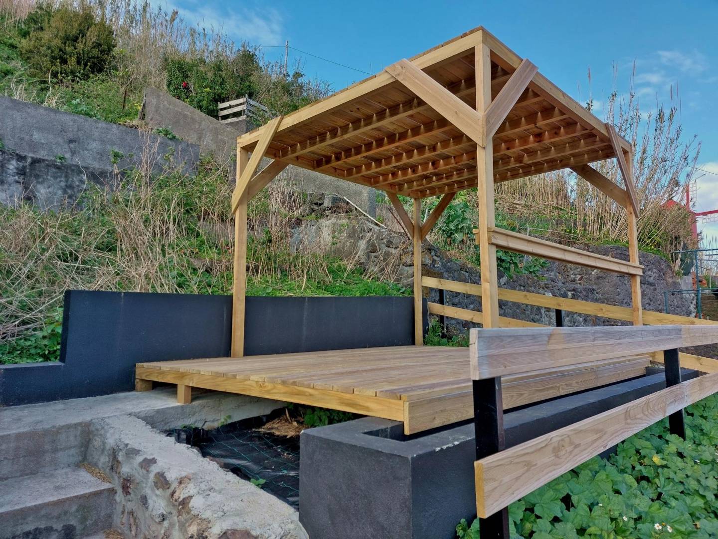 renovated house views horta